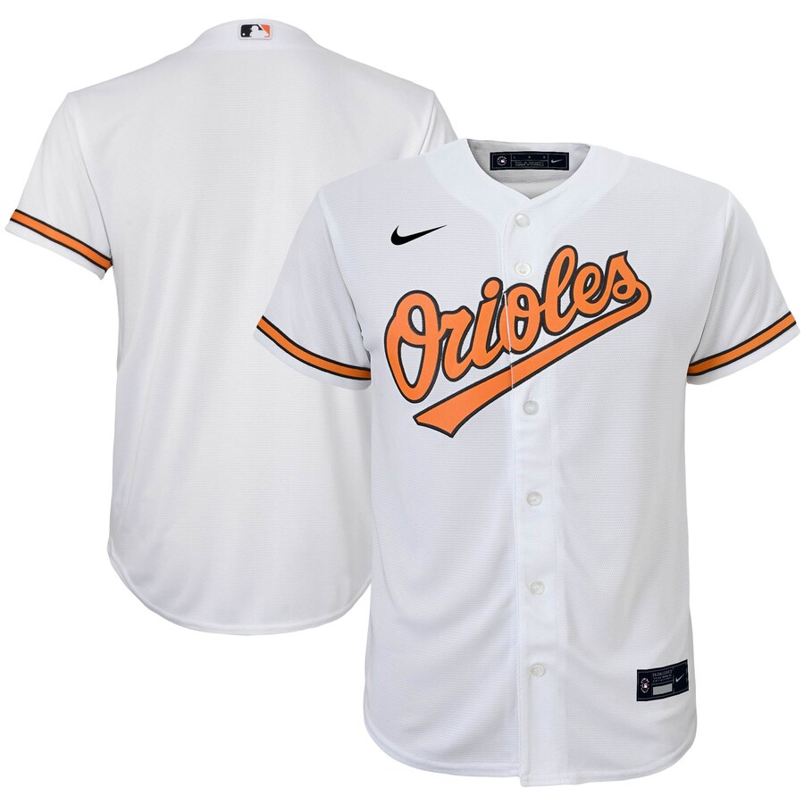 Baltimore Orioles Nike Youth Home 2020 MLB Team Jersey White